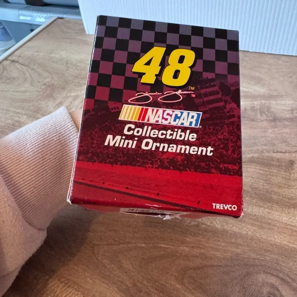 Nascar #48 Jimmie Johnson Mini Christmas Ornament Trevco 2004 Collectible